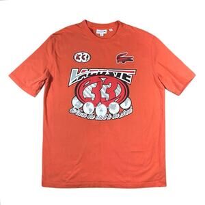 Lacoste Men’s Cotton 33 Jersey Print T-Shirt - L